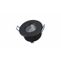 LED Labs LISA Deckenleuchte für GU10 Einbaurahmen Rund IP44 Ø 70 mm Bohrloch Schwarz LED Labs LISA Deckenleuchte für GU10 Einbaurahmen Rund IP44 Ø 70 mm Bohrloch Schwarz