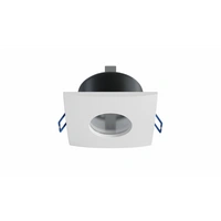 LED Labs XANA Deckenleuchte für GU10 Einbaurahmen quadratisch IP44 Ø 70 mm Bohrloch Weiß LED Labs XANA Deckenleuchte für GU10 Einbaurahmen quadratisch IP44 Ø 70 mm Bohrloch Weiß