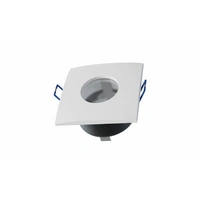 LED Labs XANA Deckenleuchte für GU10 Einbaurahmen quadratisch IP44 Ø 70 mm Bohrloch Weiß LED Labs XANA Deckenleuchte für GU10 Einbaurahmen quadratisch IP44 Ø 70 mm Bohrloch Weiß