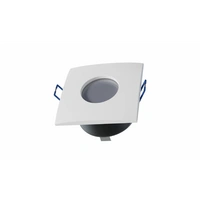 LED Labs XANA Deckenleuchte für GU10 Einbaurahmen quadratisch IP44 Ø 70 mm Bohrloch Weiß LED Labs XANA Deckenleuchte für GU10 Einbaurahmen quadratisch IP44 Ø 70 mm Bohrloch Weiß