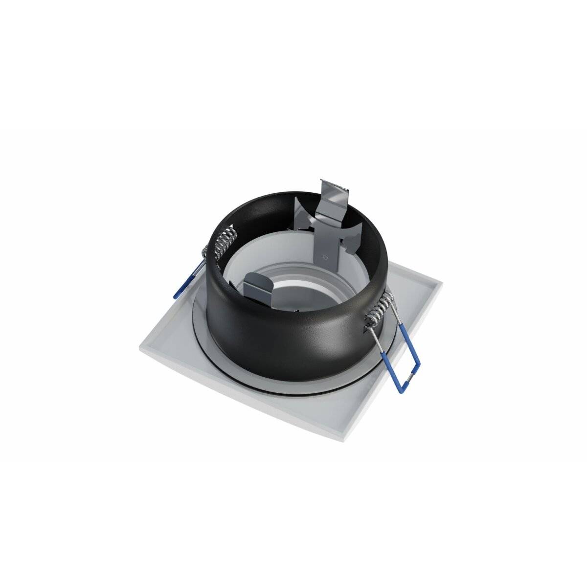 LED Labs XANA Deckenleuchte für GU10 Einbaurahmen quadratisch IP44 Ø 70 mm Bohrloch Weiß