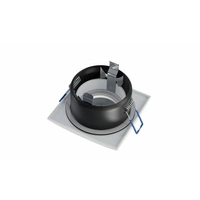 LED Labs XANA Deckenleuchte für GU10 Einbaurahmen quadratisch IP44 Ø 70 mm Bohrloch Weiß LED Labs XANA Deckenleuchte für GU10 Einbaurahmen quadratisch IP44 Ø 70 mm Bohrloch Weiß