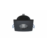 LED Labs XANA Deckenleuchte für GU10 Einbaurahmen quadratisch IP44 Ø 70 mm Bohrloch Schwarz LED Labs XANA Deckenleuchte für GU10 Einbaurahmen quadratisch IP44 Ø 70 mm Bohrloch Schwarz