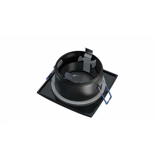 LED Labs XANA Deckenleuchte für GU10 Einbaurahmen quadratisch IP44 Ø 70 mm Bohrloch Schwarz LED Labs XANA Deckenleuchte für GU10 Einbaurahmen quadratisch IP44 Ø 70 mm Bohrloch Schwarz