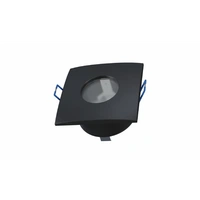 LED Labs XANA Deckenleuchte für GU10 Einbaurahmen quadratisch IP44 Ø 70 mm Bohrloch Schwarz LED Labs XANA Deckenleuchte für GU10 Einbaurahmen quadratisch IP44 Ø 70 mm Bohrloch Schwarz