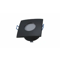 LED Labs XANA Deckenleuchte für GU10 Einbaurahmen quadratisch IP44 Ø 70 mm Bohrloch Schwarz LED Labs XANA Deckenleuchte für GU10 Einbaurahmen quadratisch IP44 Ø 70 mm Bohrloch Schwarz