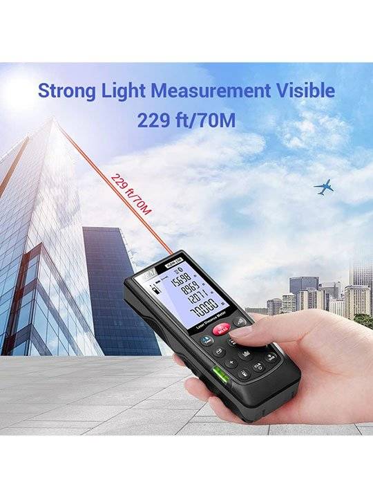CEM iLDM-150 Laser-Entfernungsmesser (Entfernung | Fläche | Volumen | Winkel | Wasserwaage), hohe Genauigkeit ±1,5 mm, robust, IP54, Verbindung m