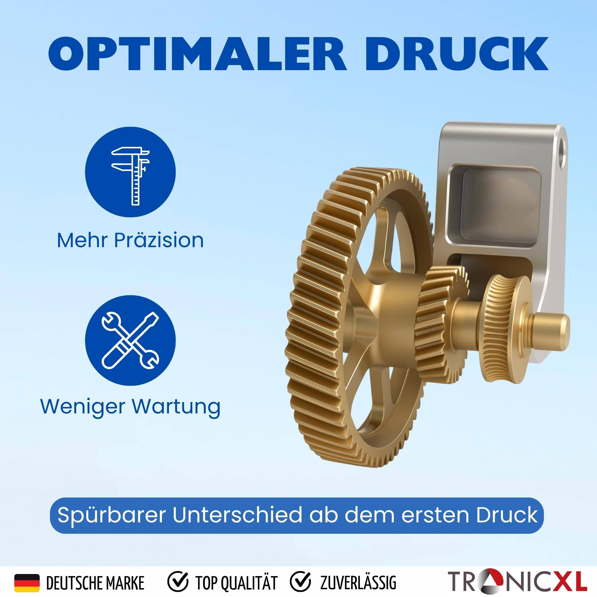 Extruder Gear für Bambulab 3D-Drucker Bambu Lab P1S P1P X1C gehärtet RNC Nano-beschichtetes Extruder-Zahnrad