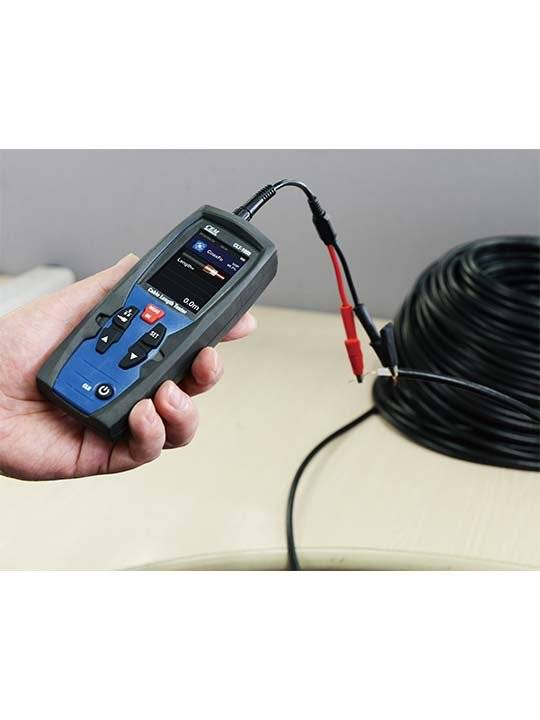 CEM CLT-1000 Kabellängen-Messgerät, für Strom- | Telefon- | CAT V- | LAN-Kabel. Max. 3,0 km
