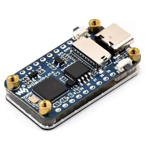 Waveshare RP2350-LCD-1.47-A, Mikrocontroller mit 1,47" Display, RGB LED, TF Slot, RISC-V, USB-C Waveshare RP2350-LCD-1.47-A, Mikrocontroller mit 1,47" Display, RGB LED, TF Slot, RISC-V, USB-C