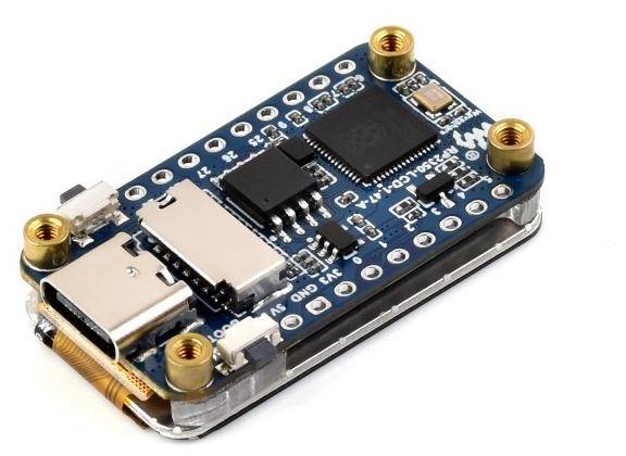 Waveshare RP2350-LCD-1.47-A, Mikrocontroller mit 1,47" Display, RGB LED, TF Slot, RISC-V, USB-C