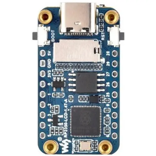 Waveshare RP2350-LCD-1.47-A, Mikrocontroller mit 1,47" Display, RGB LED, TF Slot, RISC-V, USB-C Waveshare RP2350-LCD-1.47-A, Mikrocontroller mit 1,47" Display, RGB LED, TF Slot, RISC-V, USB-C