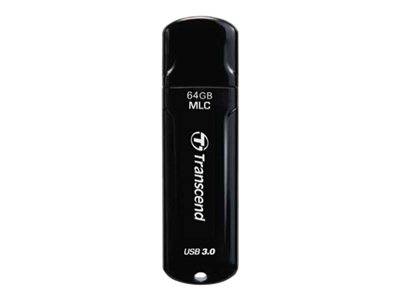 USB-Stick 64GB Transcend JetFlash 750 USB3.1 schwarz (MLC) Eingabe / Ausgabe