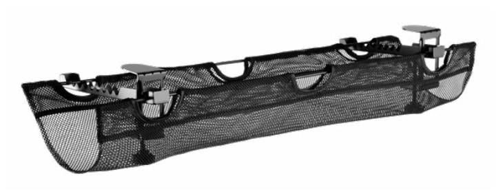 Kabelkanal IcyBox aus Netzgewebe für Schreibtische