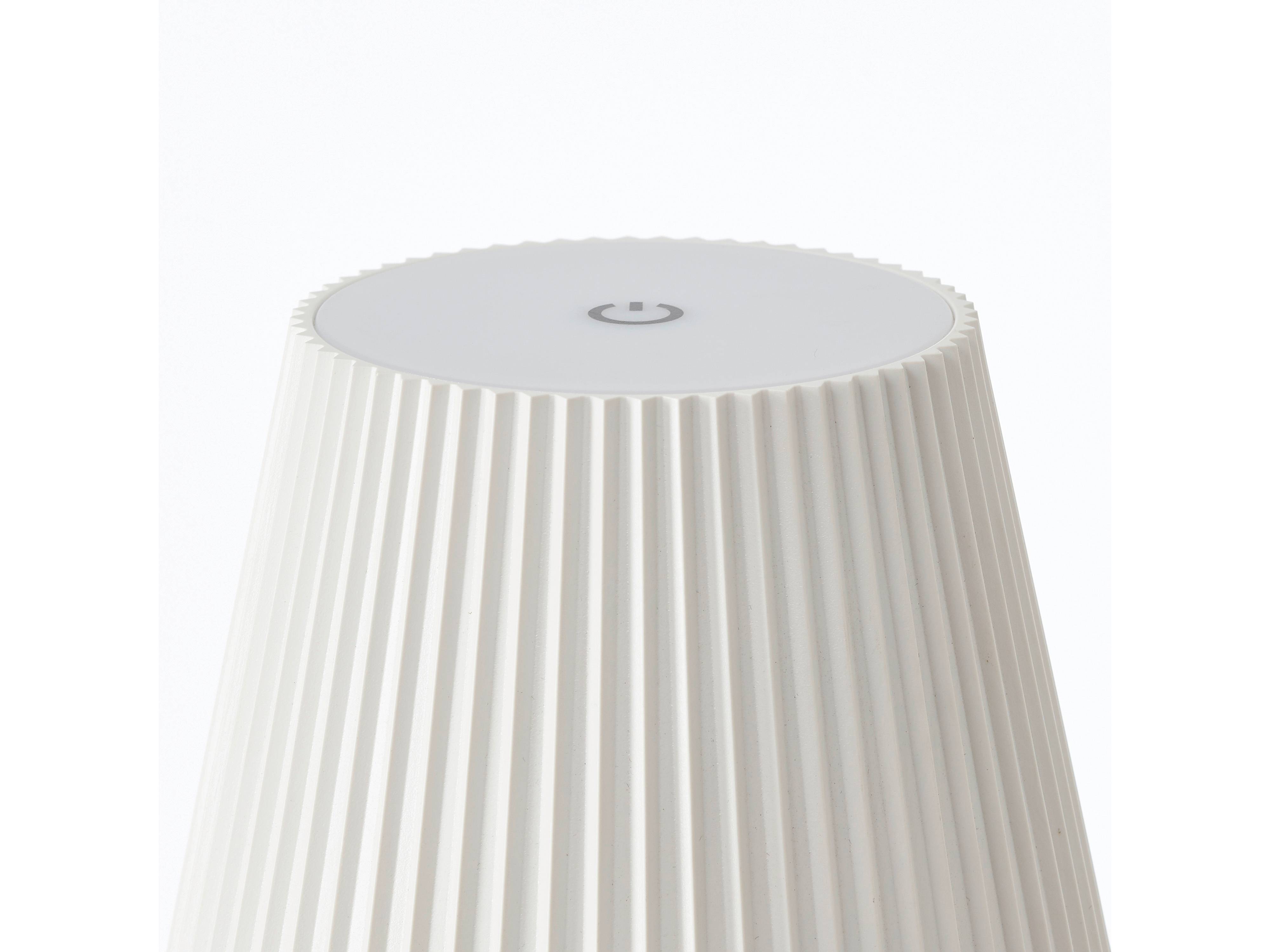 BRILLIANT LED-Akku-Stehleuchte Macobo, 3,4W, 340lm, 3000K, weiß