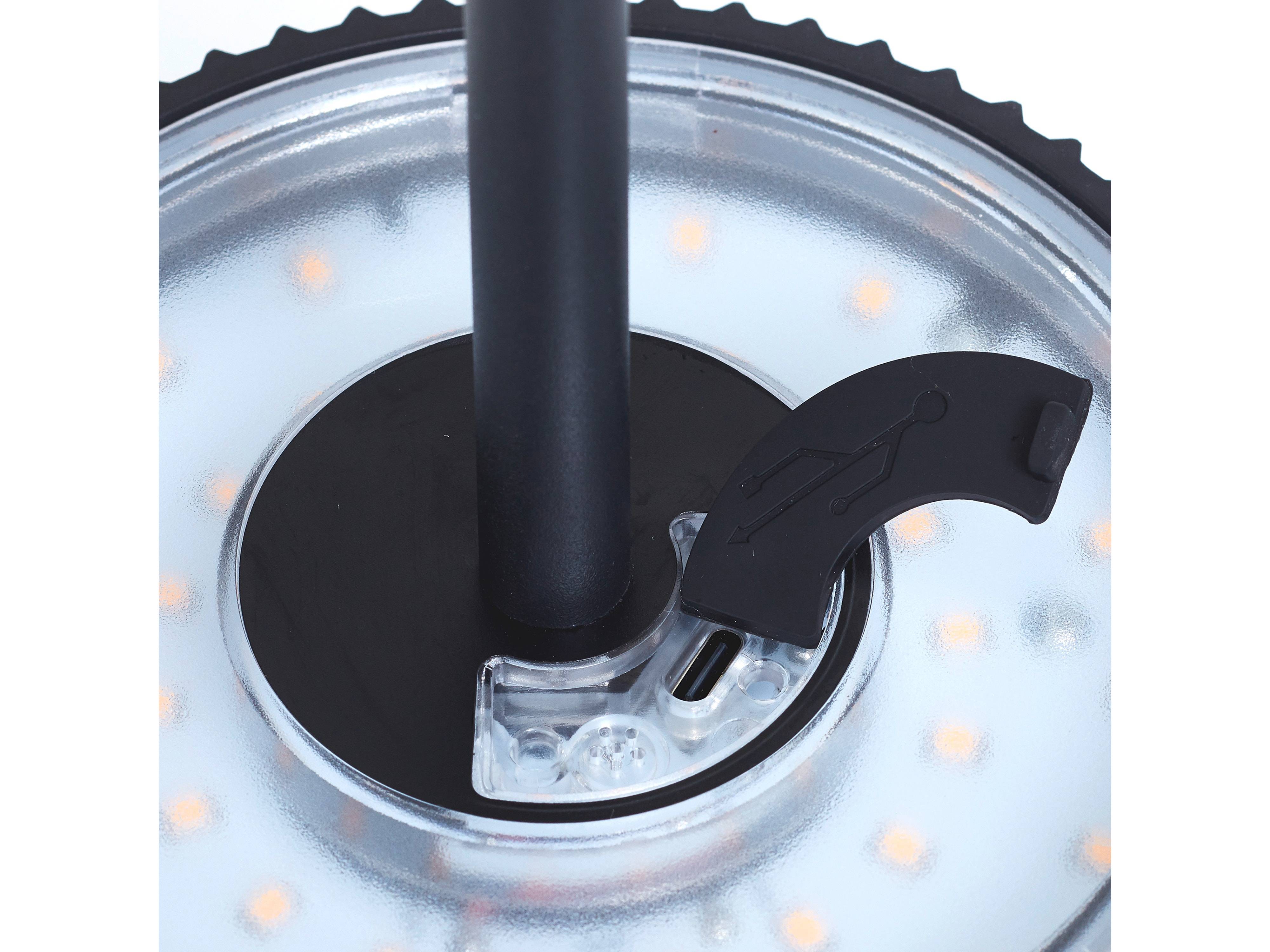 BRILLIANT LED-Akku-Stehleuchte Macobo, 3,4W, 340lm, 3000K, schwarz