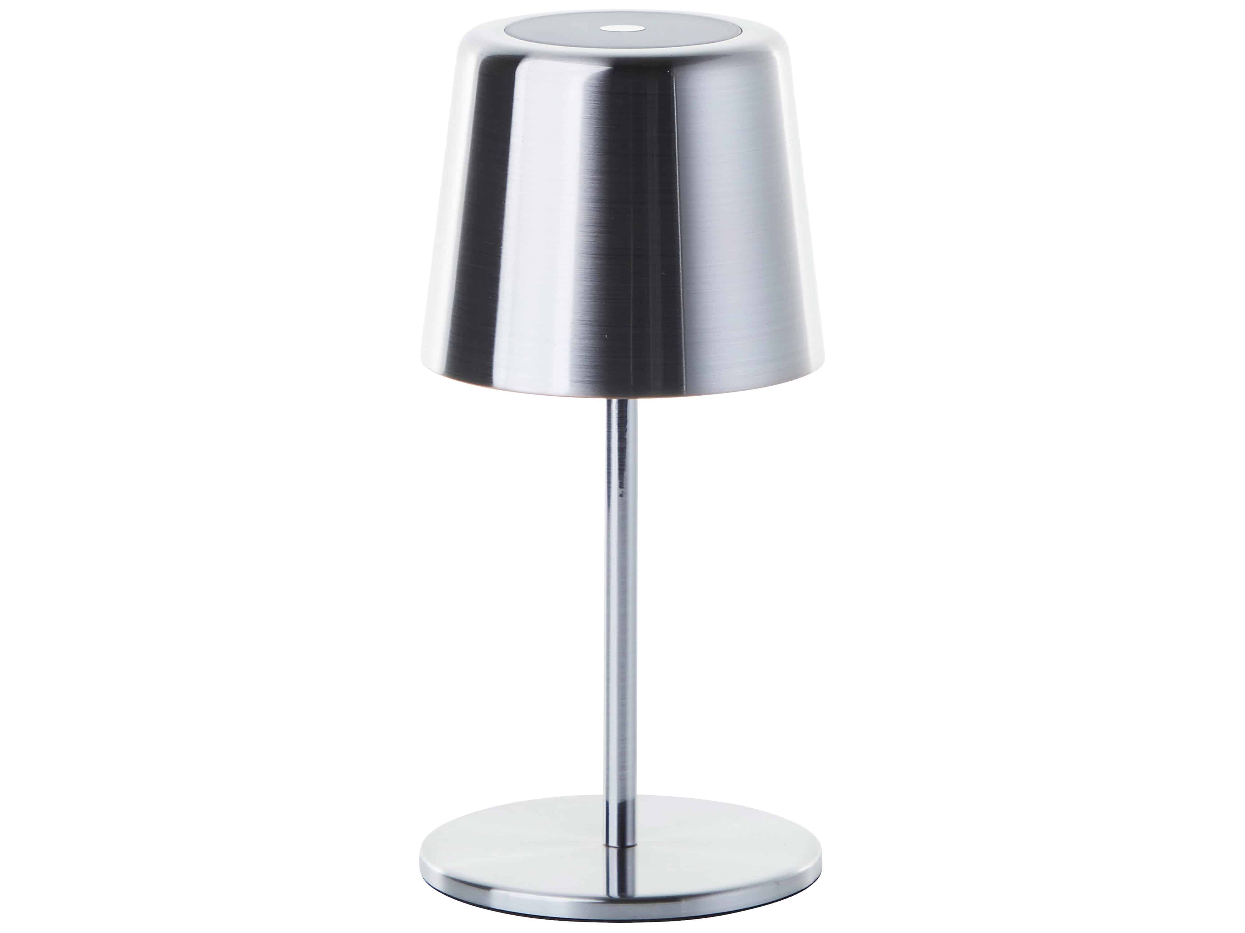 BRILLIANT LED-Akku-Tischleuchte Xaana, 4W, 300lm, CCT, nickel-matt