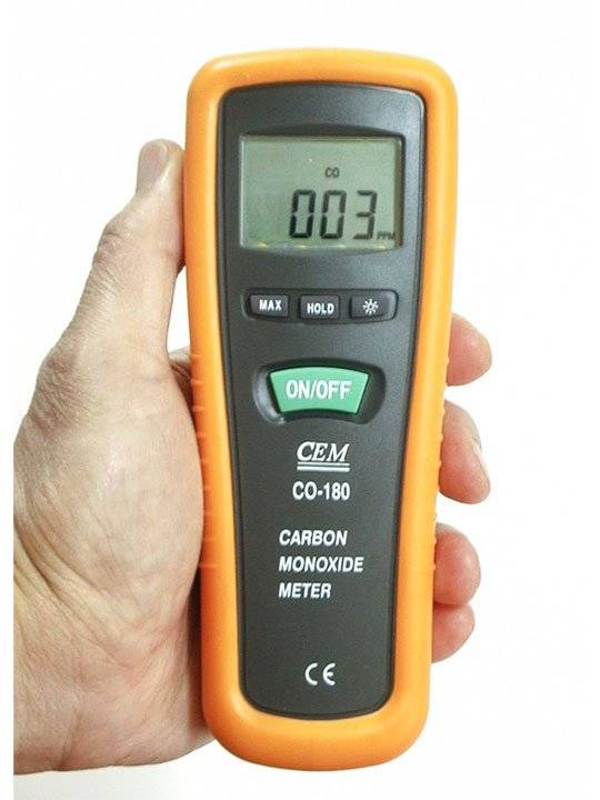 CEM CO-180 Kohlenmonoxid-Messgerät, Messbereich 1000 ppm