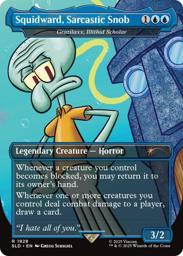Magic the Gathering Secret Lair x SpongeBob SquarePants: Legends of Bikini Bottom (Foil)