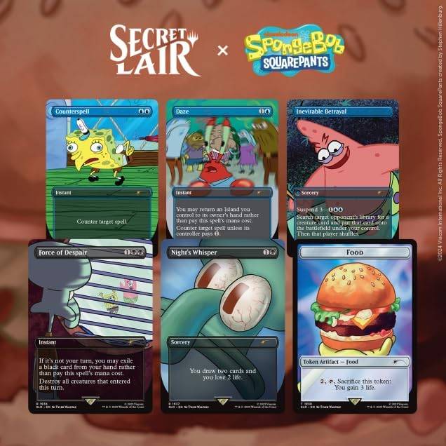 Magic the Gathering Secret Lair x Spongebob Schwammkopf: Internet Sensation (Folie)