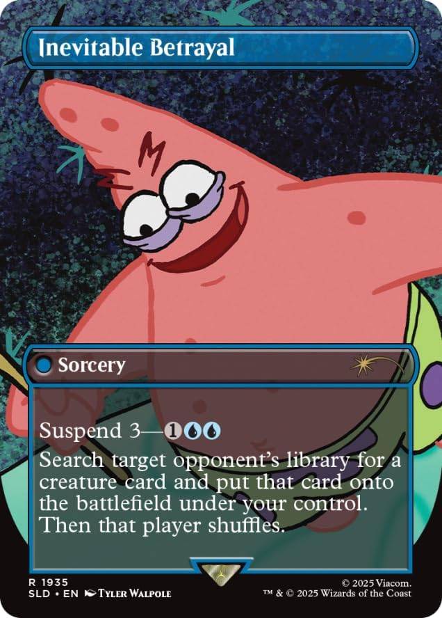 Magic the Gathering Secret Lair x Spongebob Schwammkopf: Internet Sensation (Folie)
