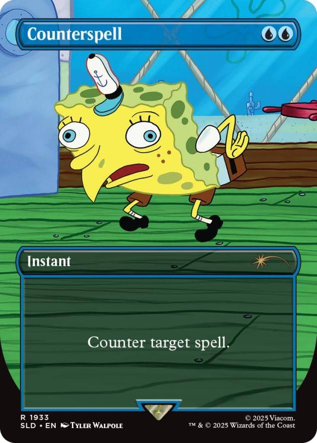 Magic the Gathering Secret Lair x Spongebob Schwammkopf: Internet Sensation (Folie)