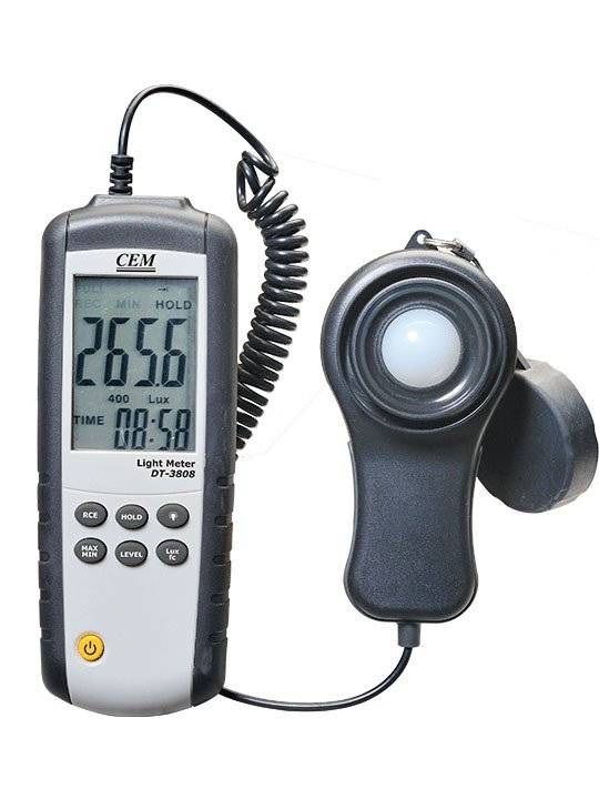 CEM DT-1307 Solar-Einstrahlungsmessgerät / Luxmeter 2000W/m2