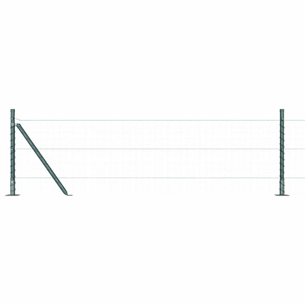 vidaXL Zaunpfosten 26 pcs Grau 3,2 x 3,2 x 70 cm