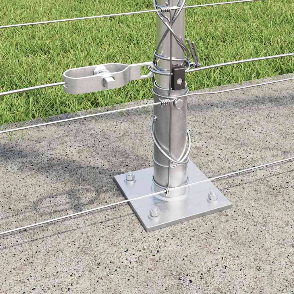 vidaXL Zaunpfosten Galvanisiert 25 x 1,6 m Stahl