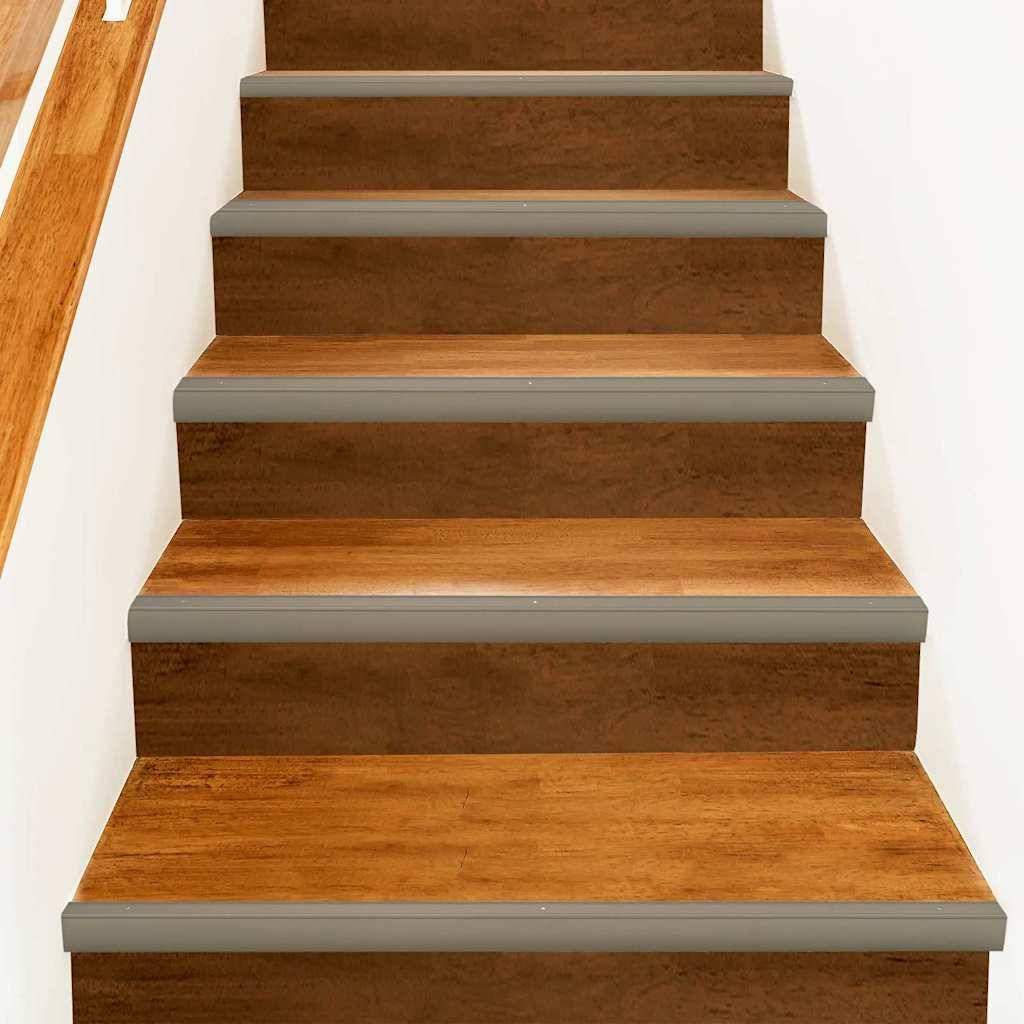 vidaXL Treppenkantenprofile 30 pcs Champagner 67 x 3 x 2 cm Aluminium