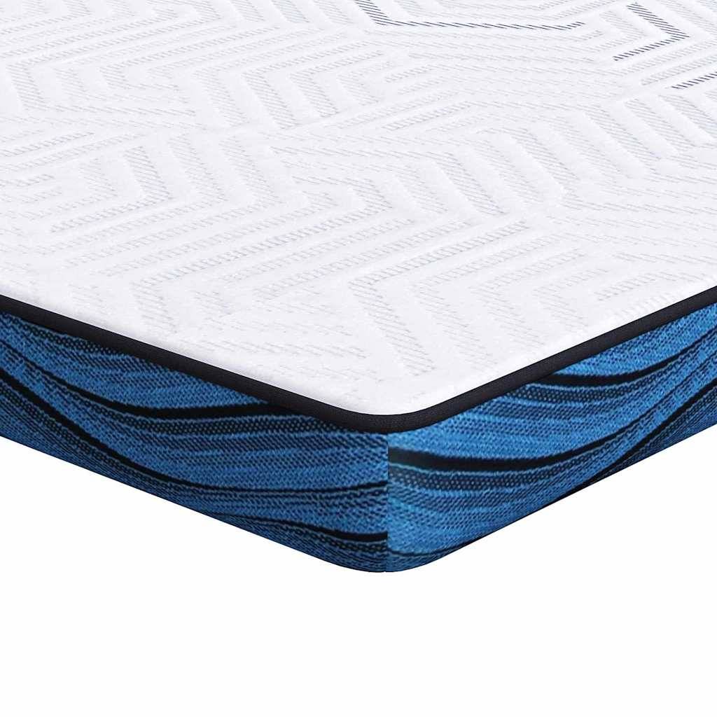 vidaXL Matratzenauflage Weiß 160 x 200 cm Jacquard-Stoff