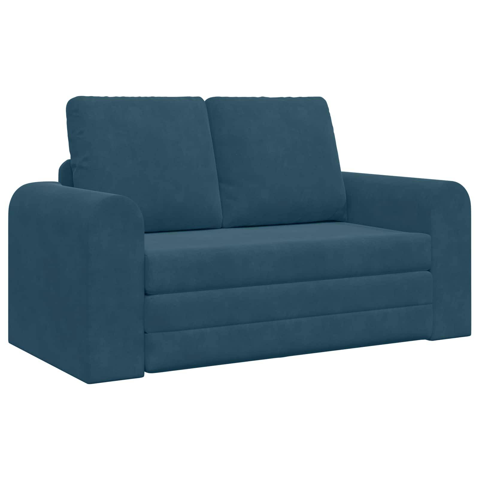 vidaXL Schlafsofa Blau 148 x 71 x 83 cm Samt