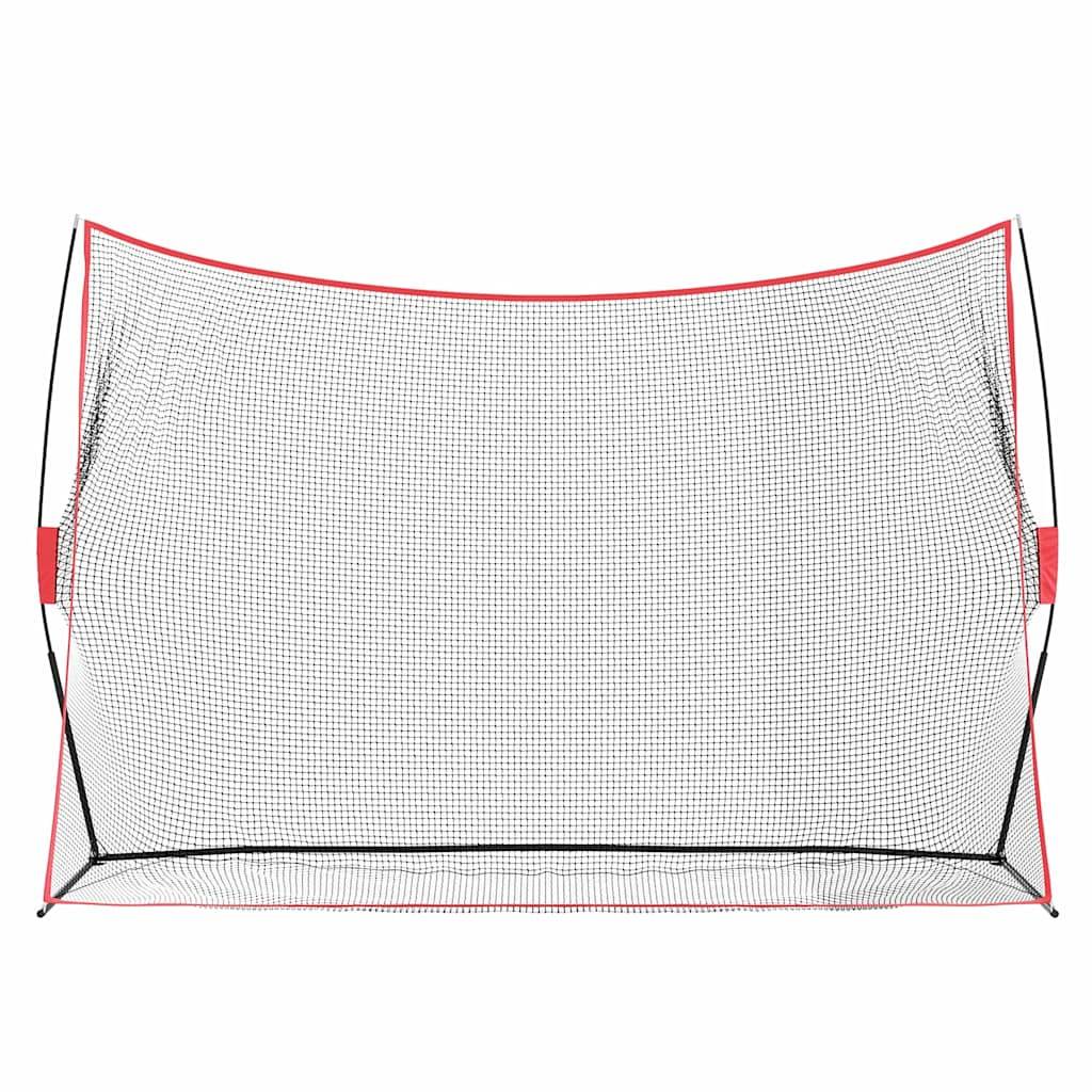 vidaXL Golf Trainingshilfe Schwarz 314 x 92 x 214 cm Polyester
