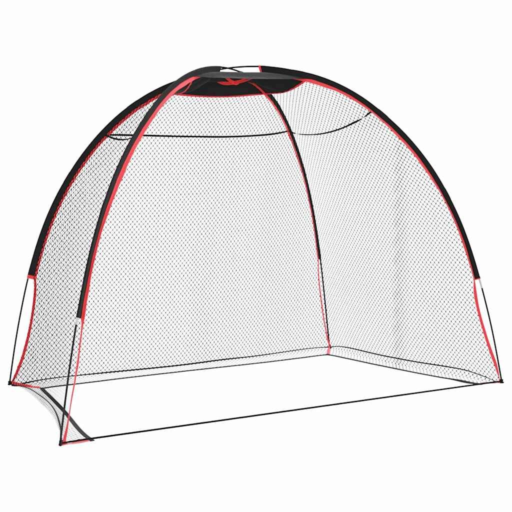vidaXL Golf Trainingshilfe Schwarz 314 x 150 x 206 cm Polyester