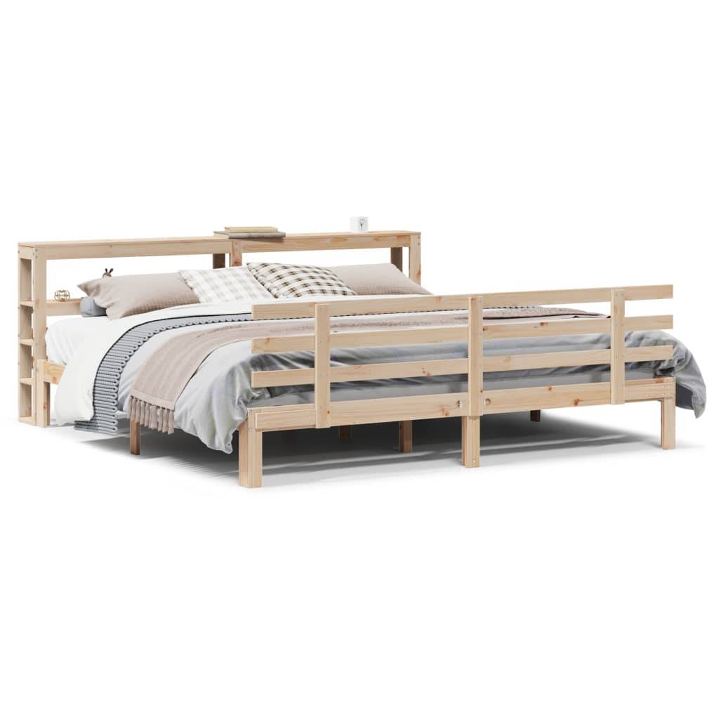 vidaXL Bettgestell mit Kopfteil ohne Matratze 200x200 cm