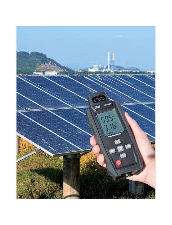 CEM DT-1317 Sonnenstrahlungsmesser, Installation von Solaranlagen Max 1400 W/m²