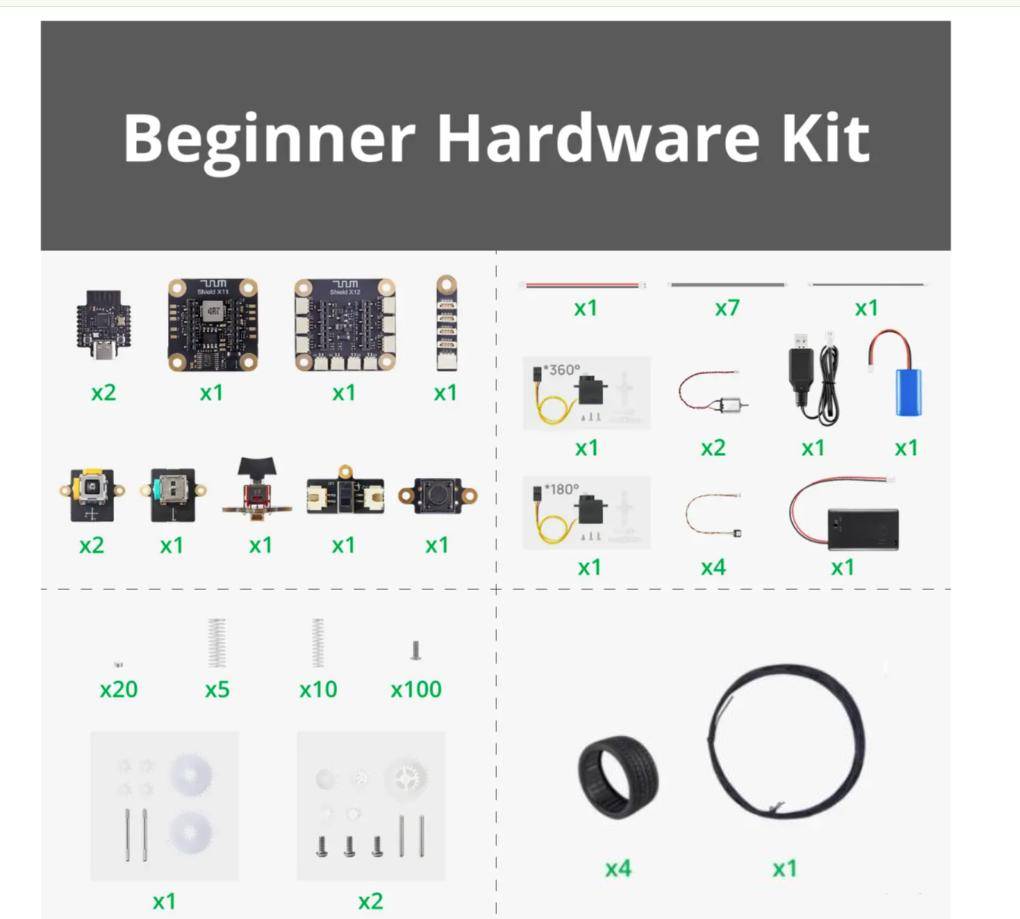 Bambu Lab Cyberbrick Beginner Hardware Kit - ZK004