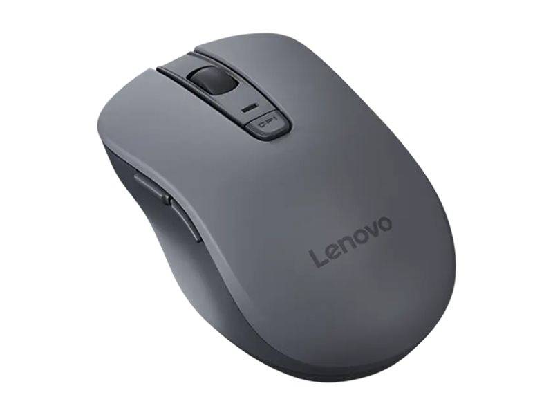 Lenovo WL310 - Maus - leise - optisch - 6 Tastenkabellos - Bluetooth 5.0 - Grau