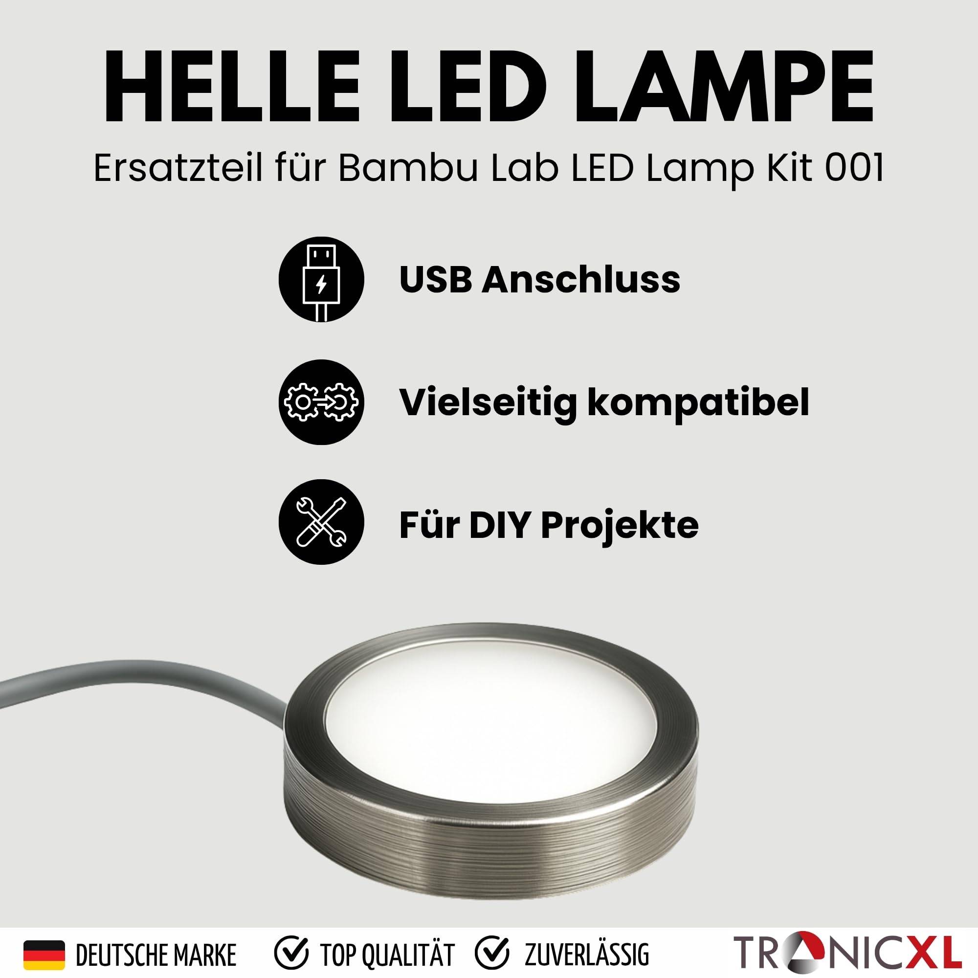 4 Stück LED Kit für Bambulab 3D Druck Drucker Zubehör P1P P1S A1 Mini X1 X1C X1E MH001 Maker Kit für Lampe Lampen LED LAMP KIT 001
