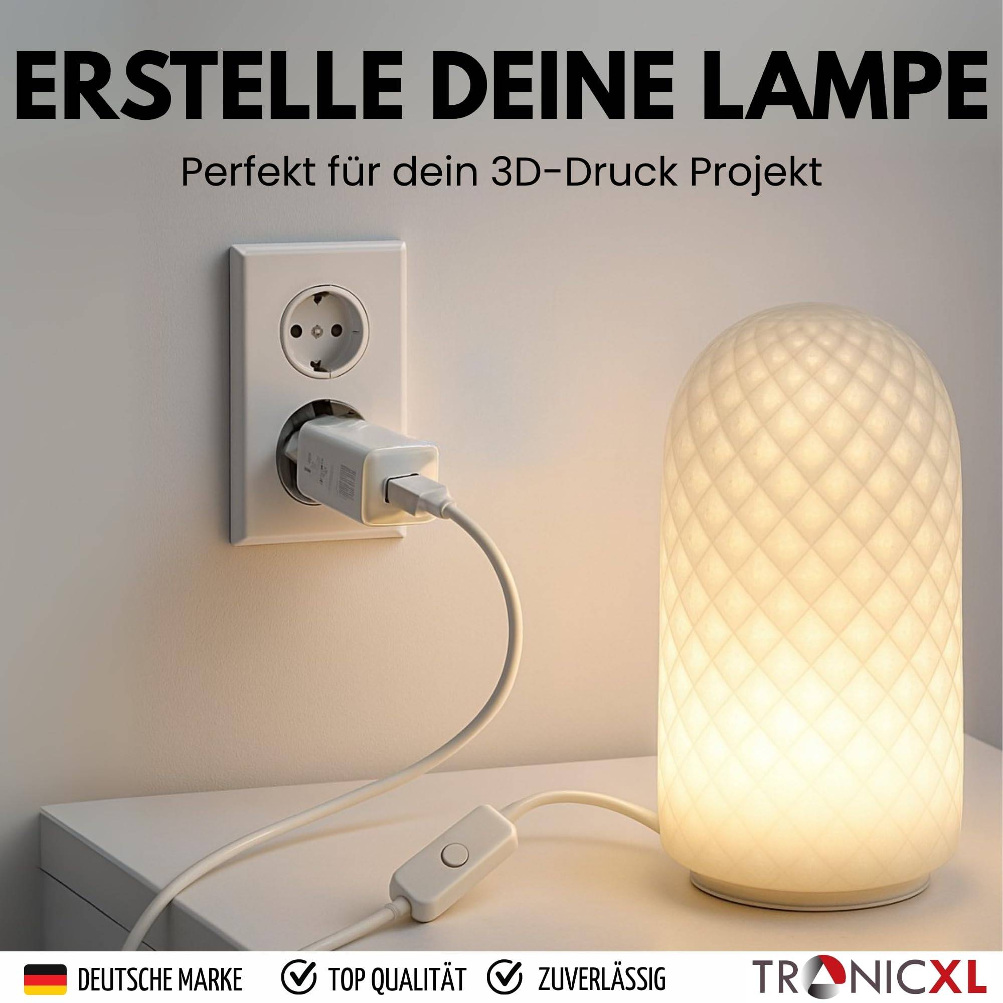 4 Stück LED Kit für Bambulab 3D Druck Drucker Zubehör P1P P1S A1 Mini X1 X1C X1E MH001 Maker Kit für Lampe Lampen LED LAMP KIT 001