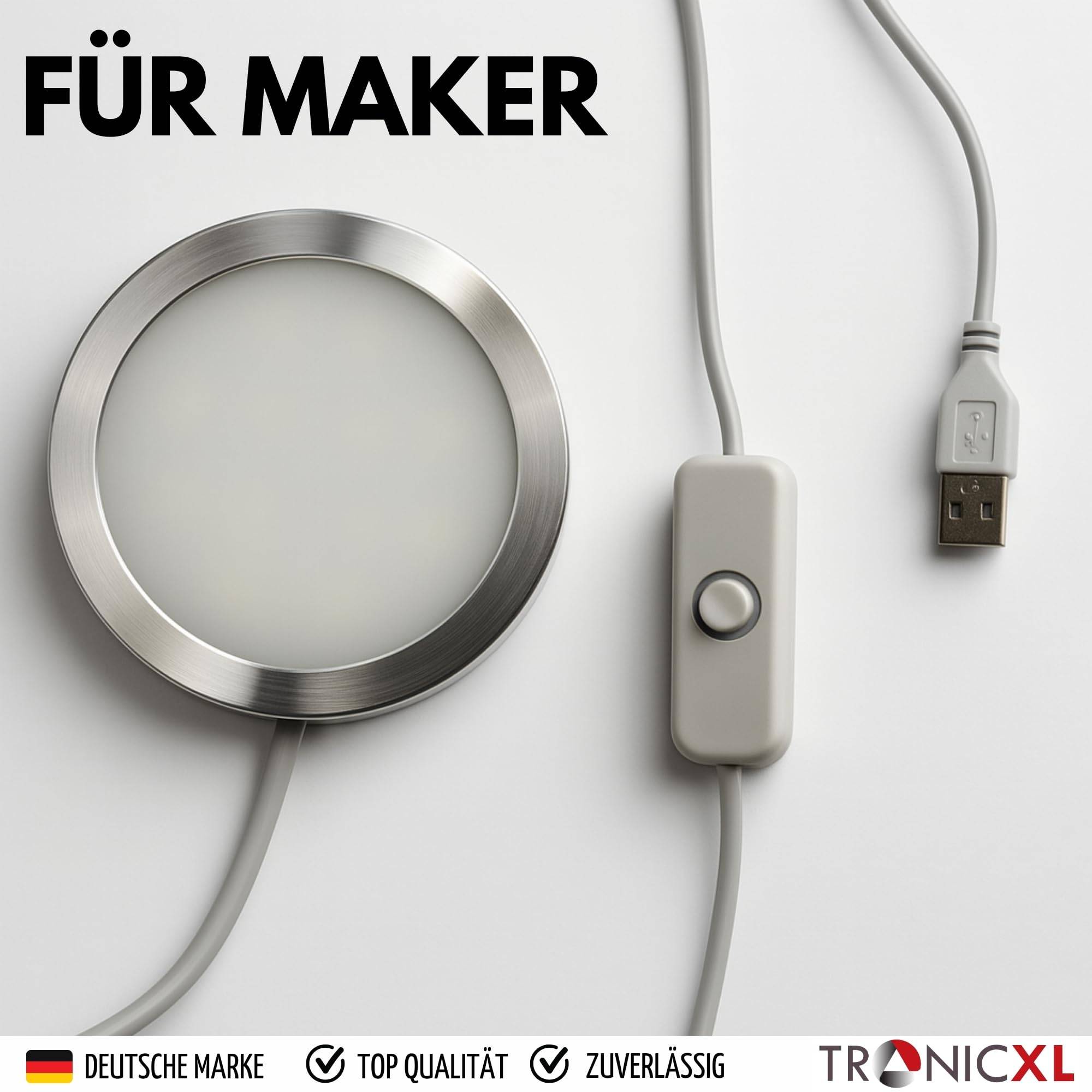 4 Stück LED Kit für Bambulab 3D Druck Drucker Zubehör P1P P1S A1 Mini X1 X1C X1E MH001 Maker Kit für Lampe Lampen LED LAMP KIT 001