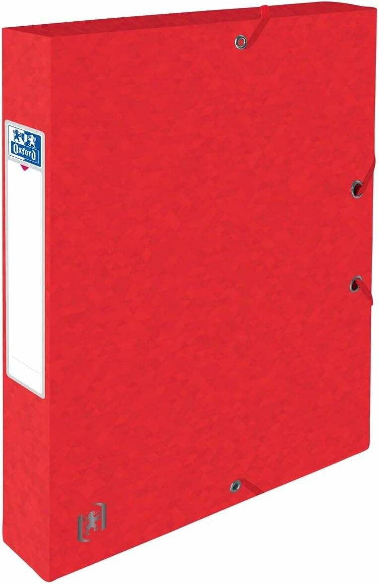 Oxford Heftbox TOP FILE+ 4,0 cm rot