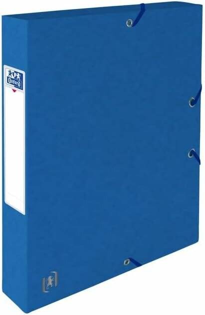 Oxford Heftbox TOP FILE+ 4,0 cm blau