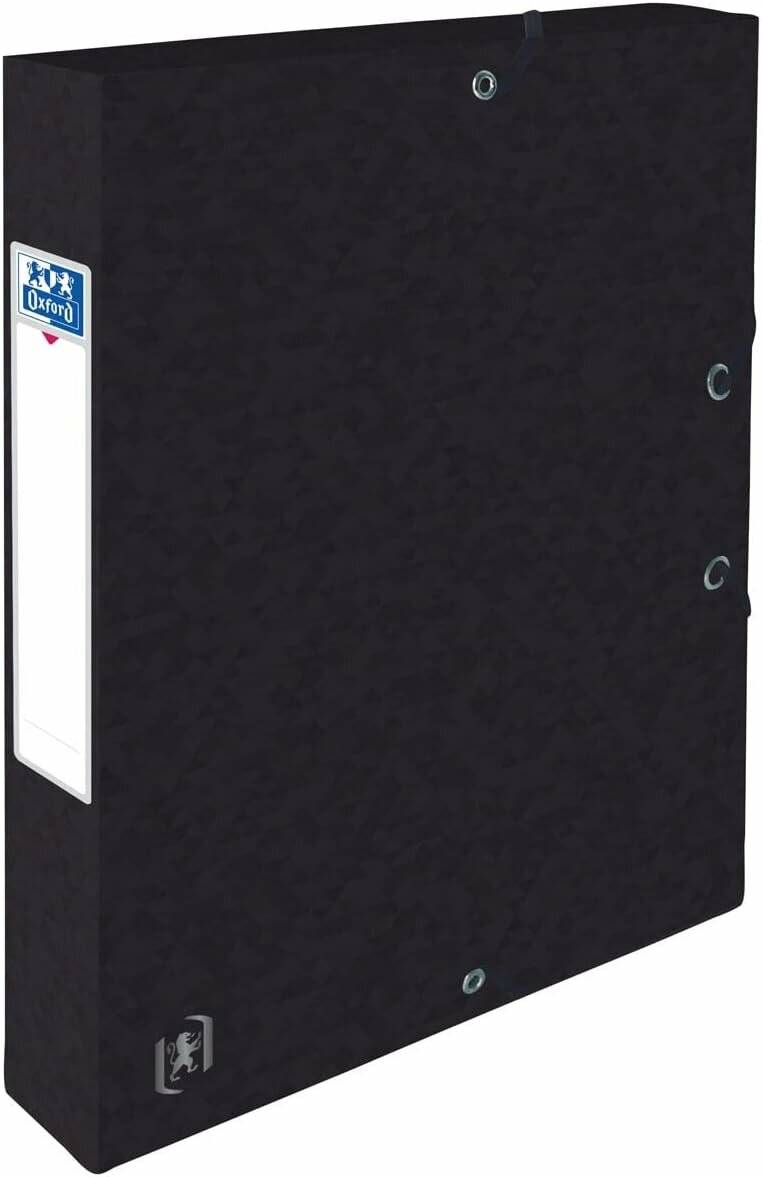 Oxford Heftbox TOP FILE+ 4,0 cm schwarz