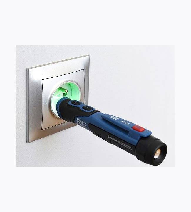 CEM AC-15 VoltAlert Berührungsloser Spannungsprüfer ( AC 12–1000 V or 100-1000V), Akustischer Signalton, 2 Jahre Garantie CAT IV-Sicherheit