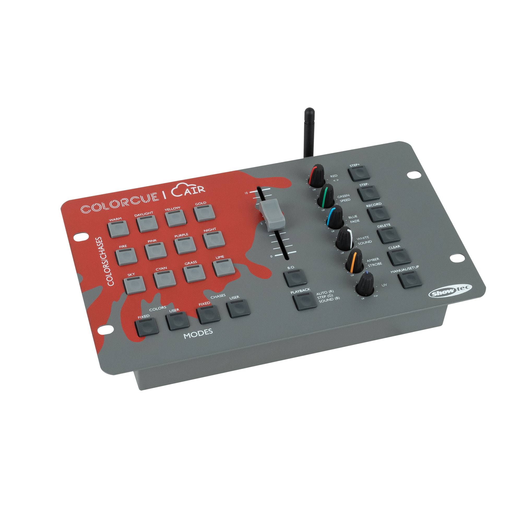 Showtec ColorCue 1 Air Intelligenter, batteriebetriebener LED-Controller mit Wireless DMX, einem Fader und 6 Farben