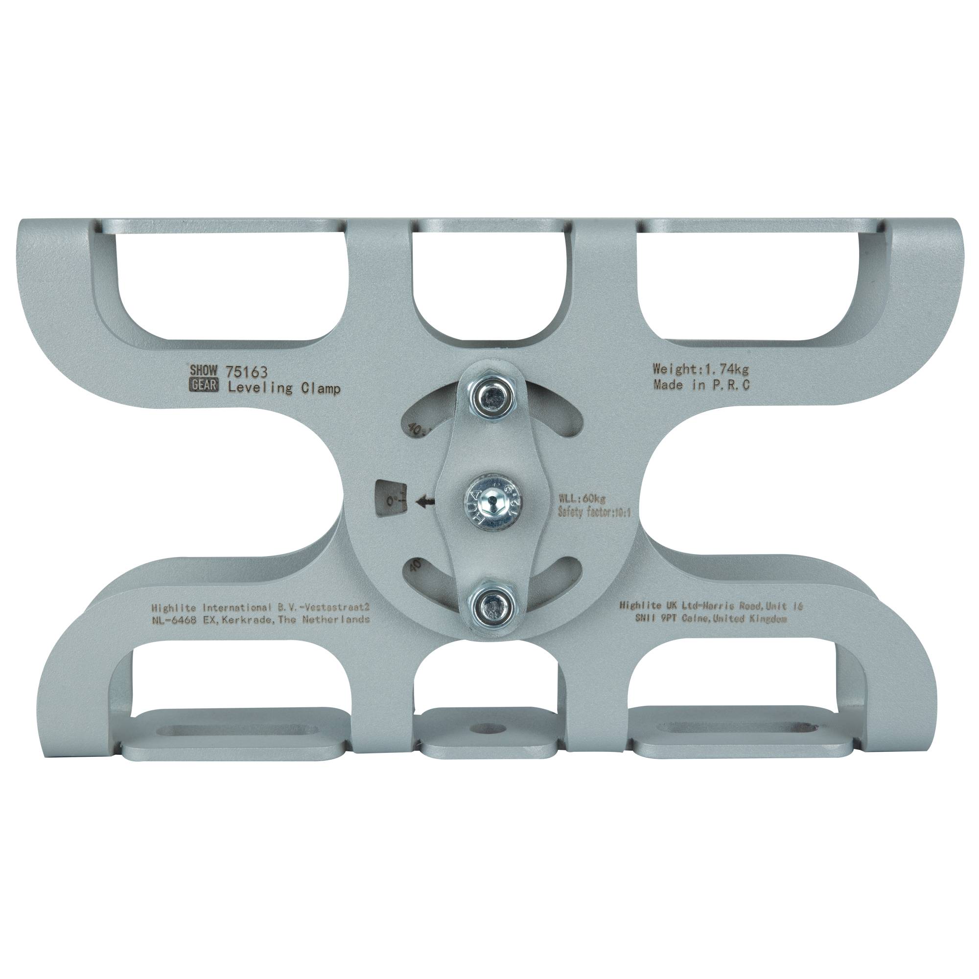 Showgear Levelling Clamp - Silver Zum Ausgleich schräger Befestigungspunkte