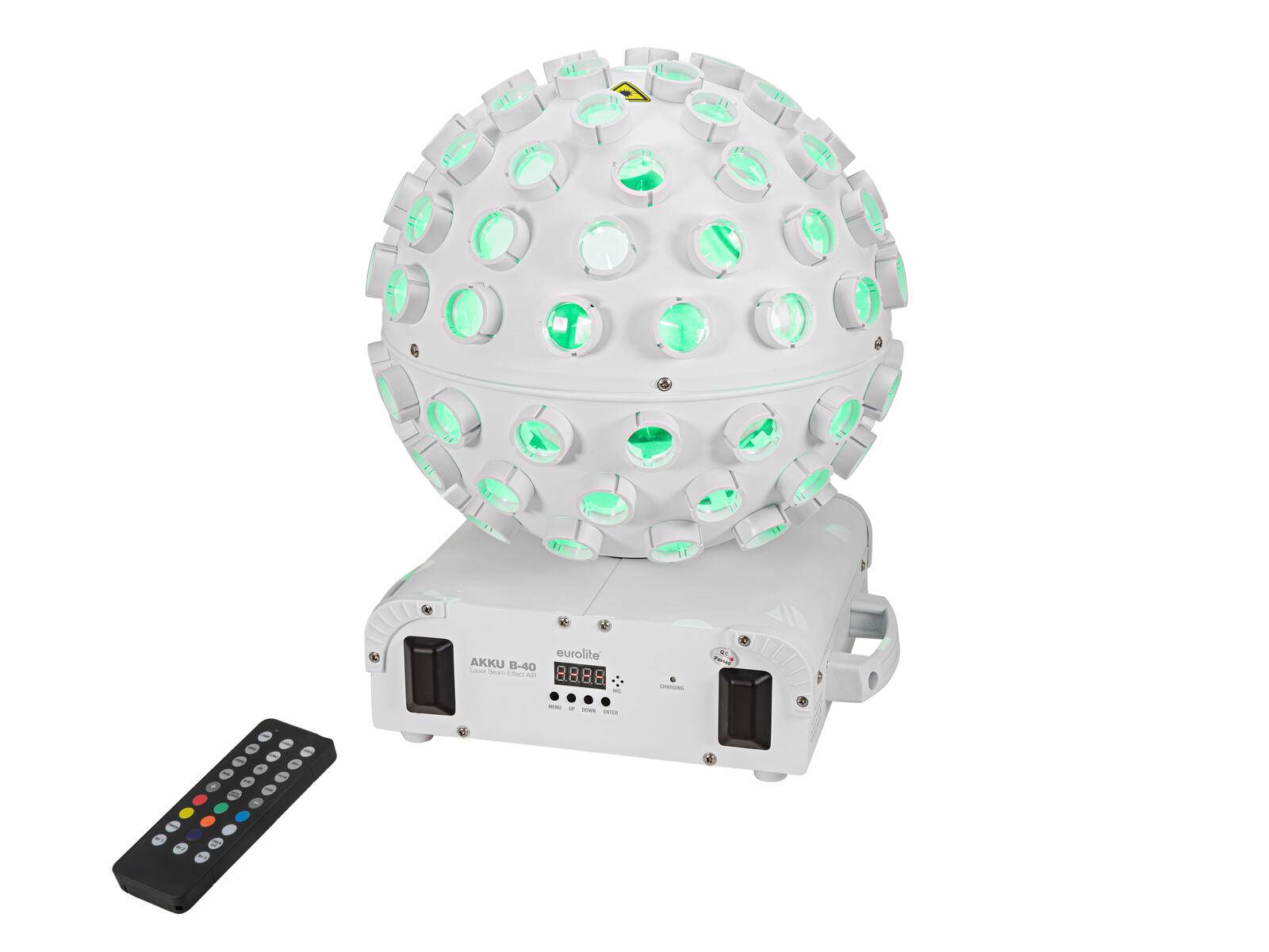 EUROLITE AKKU B-40 Laser Strahleneffekt AIR weiß