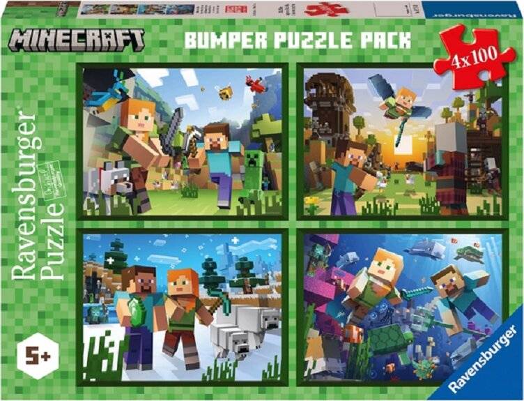 Minecraft-Puzzle 4x100pzs