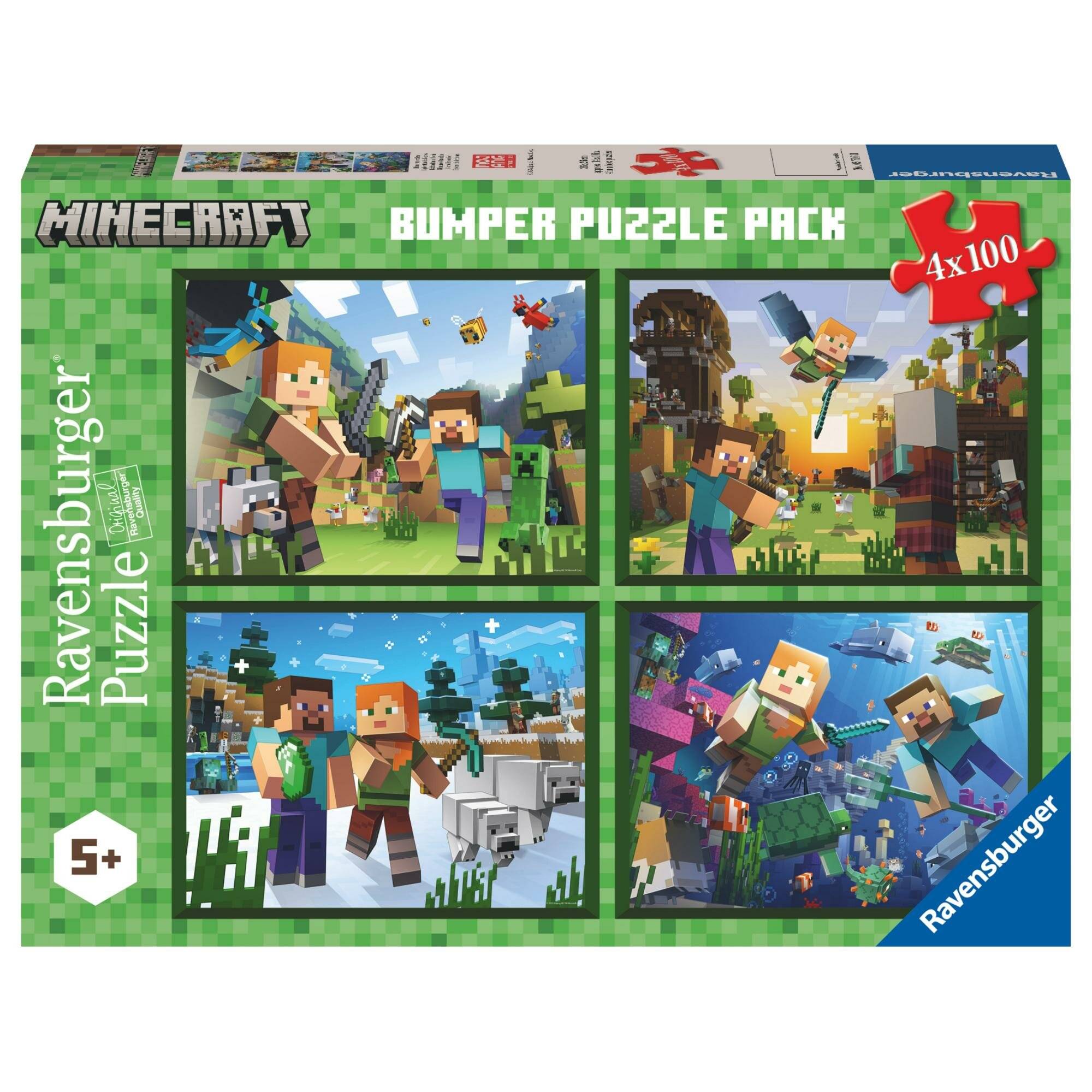 Minecraft-Puzzle 4x100pzs